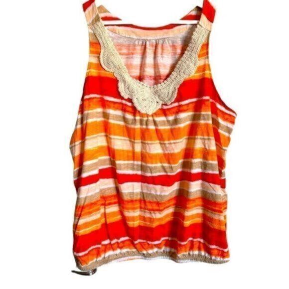 EUC - Lane Bryant Women’s Sleeveless V Nexkline Blouse Top - Size 22/24 - Picture 1 of 4